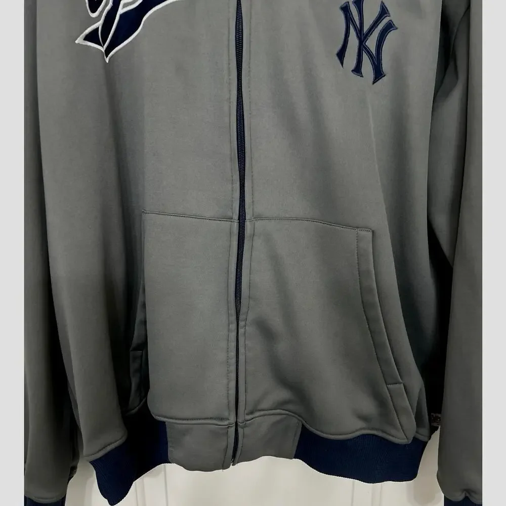 Vintage Stitches New York Yankees Full Zip Hooded Full Zip Sweatshirt 2XL MLB - Picture 5 of 15